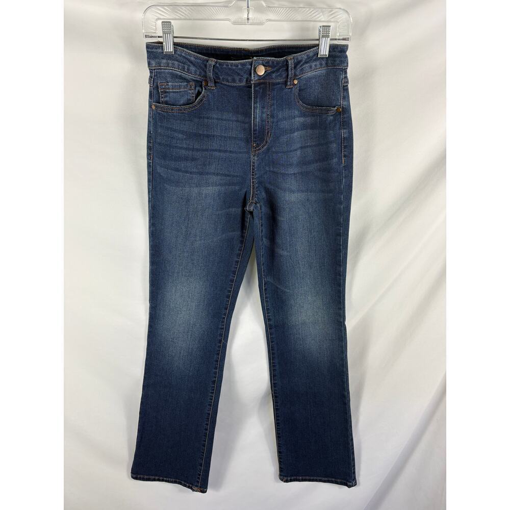 D Jeans Straight Leg Dark Wash Size 8